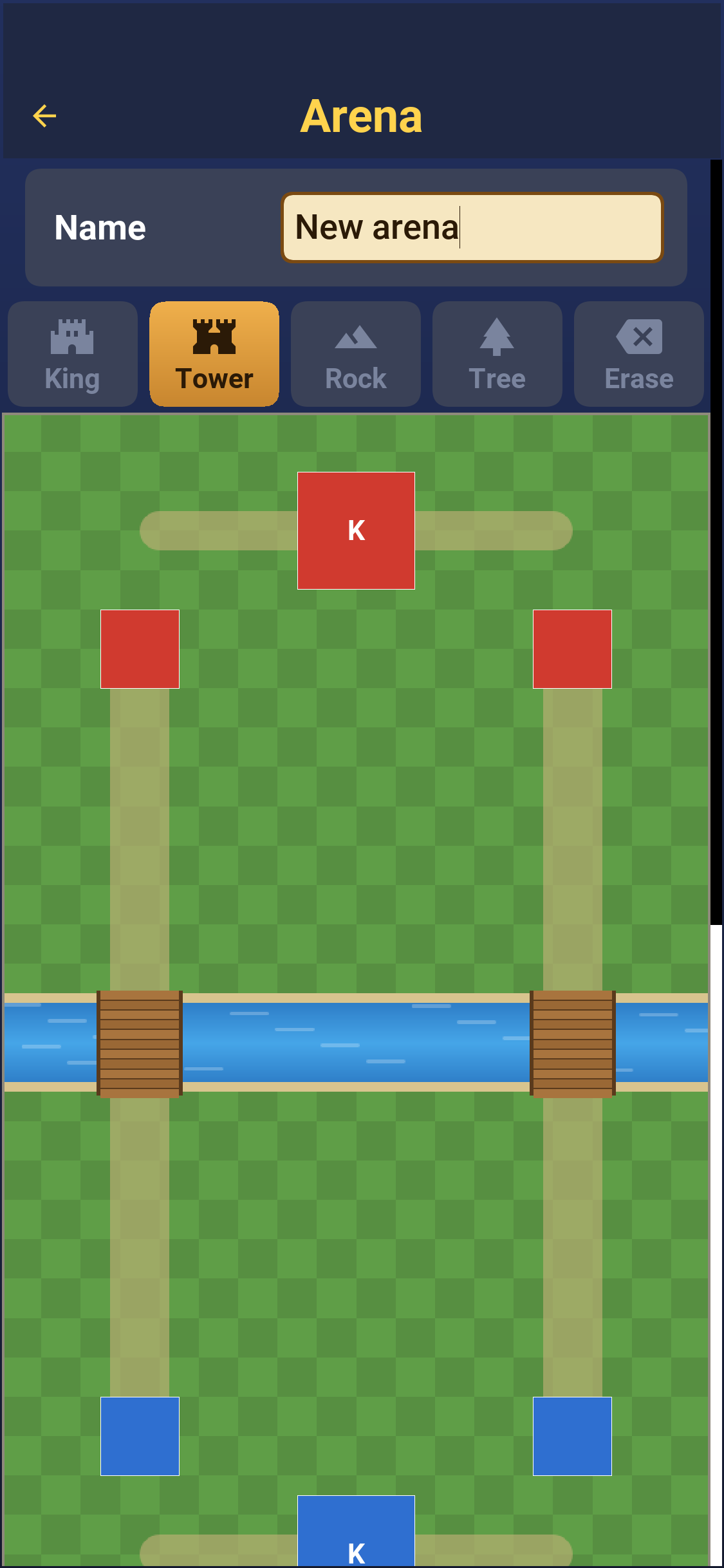 Designing an arena in the Forge